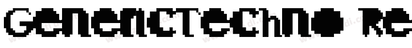 GenericTechno Regula字体转换